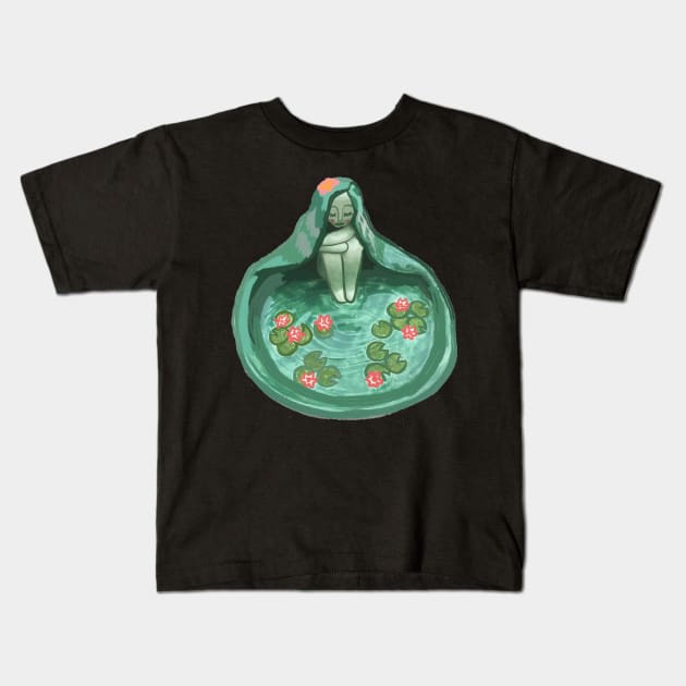 Pool of Sadness Kids T-Shirt by Art by Ergate